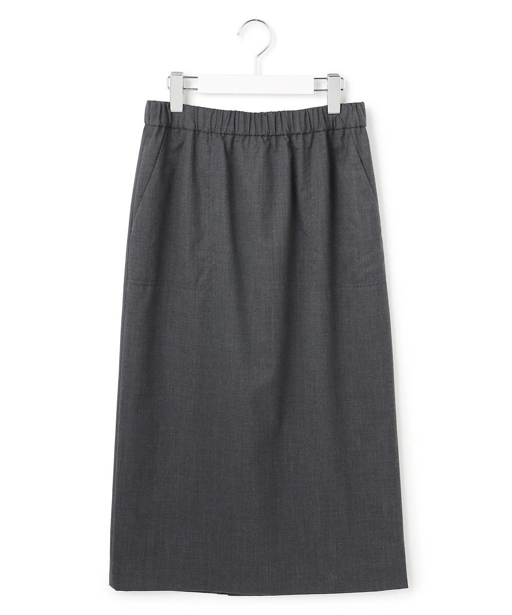 ICB 【洗える】T/Wブロード ナロースカート 