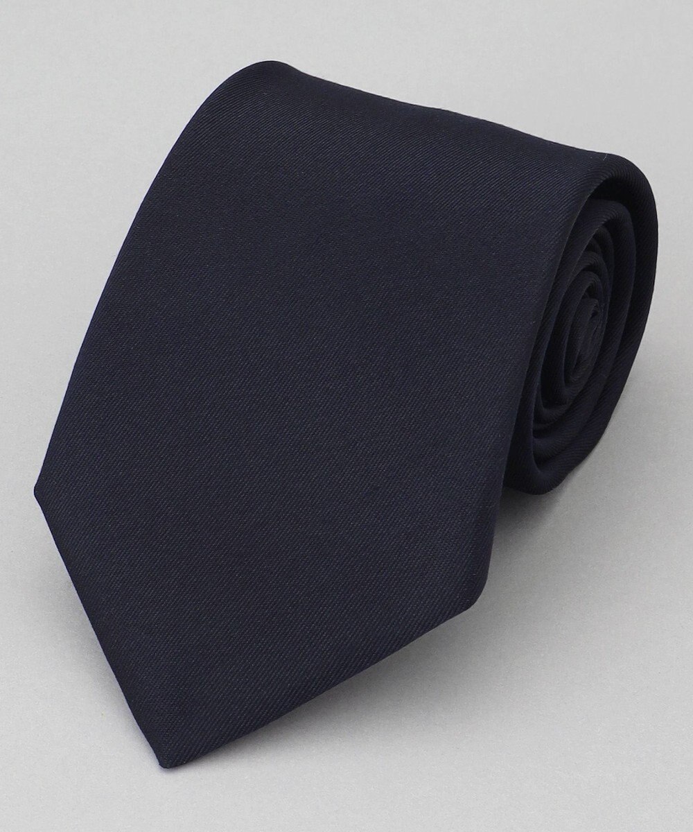 GOTAIRIKU セレモニー/お受験に最適【日本製】シルク ネクタイ_紺無地 