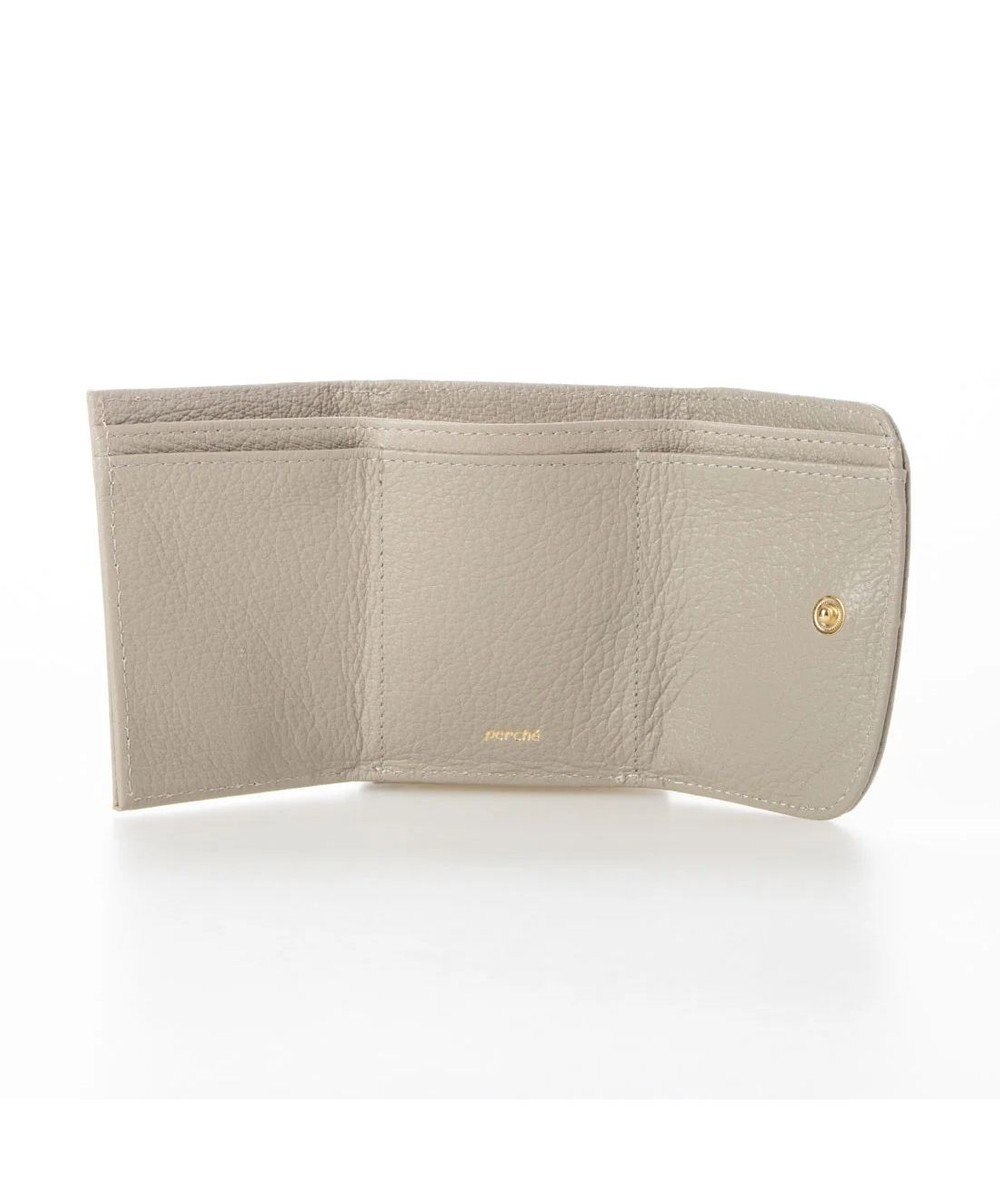 UNBILLION perche アクリル玉三つ折りミニサイフ 