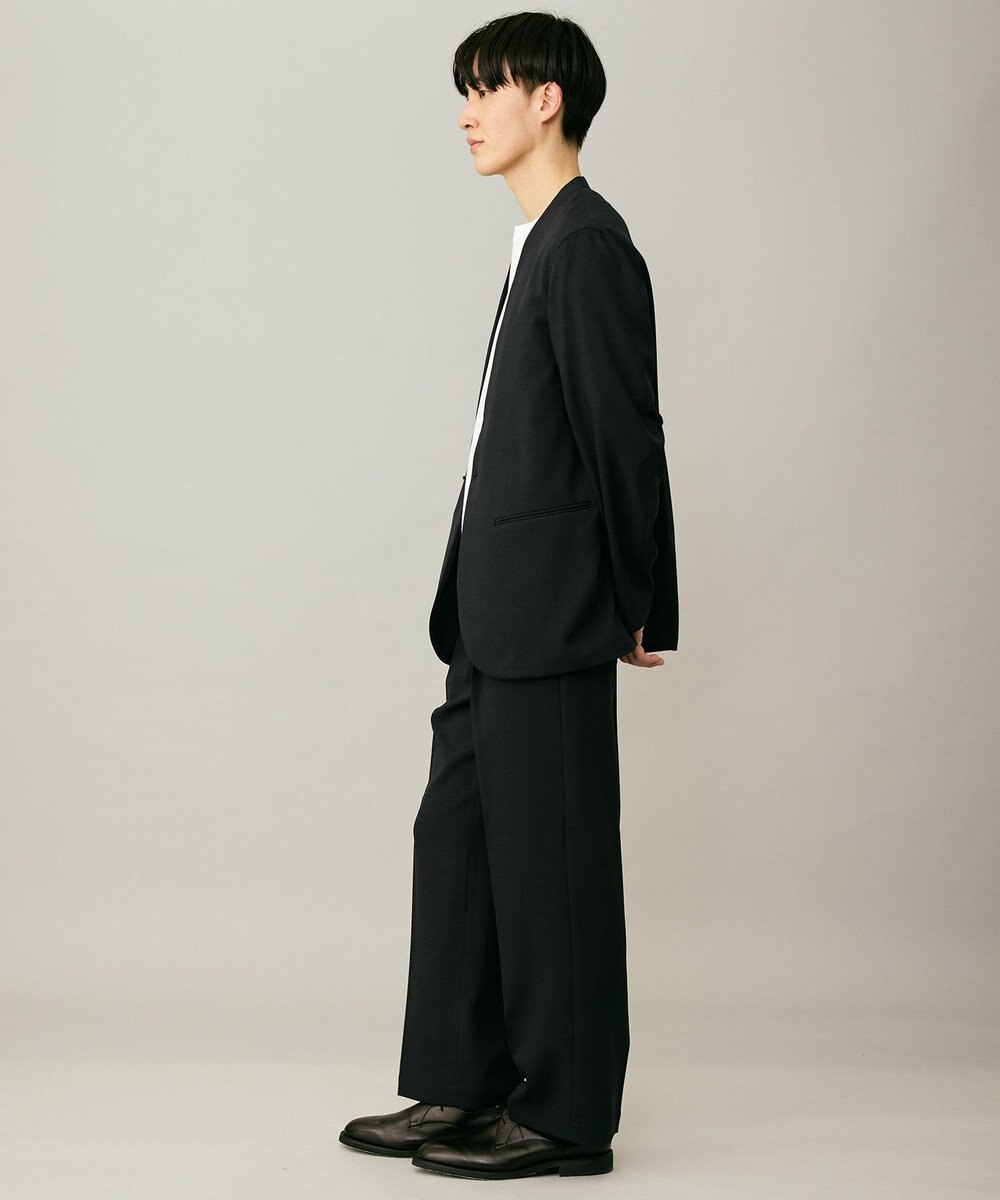 UNFILO MENS ウーリーノ ノーカラージャケット 