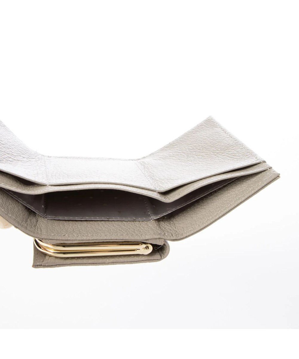 UNBILLION perche アクリル玉三つ折りミニサイフ 