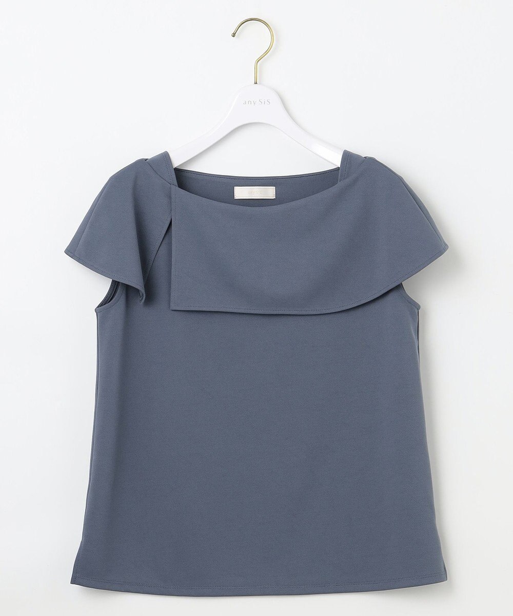 ANY SIS L ケープディテール カットソー 