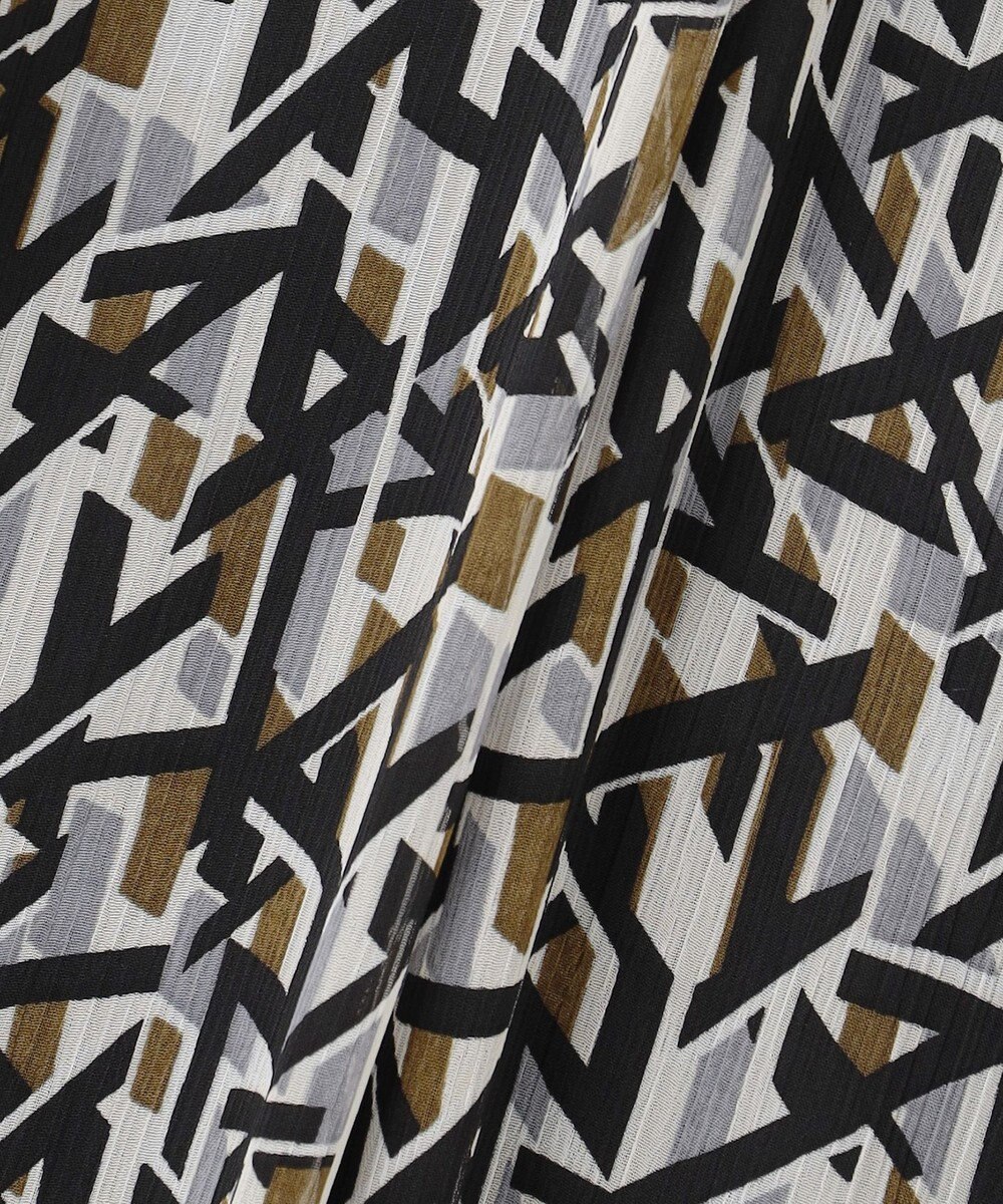 23区 L 【洗える】Ratti アブストラクトプリント ワンピース 