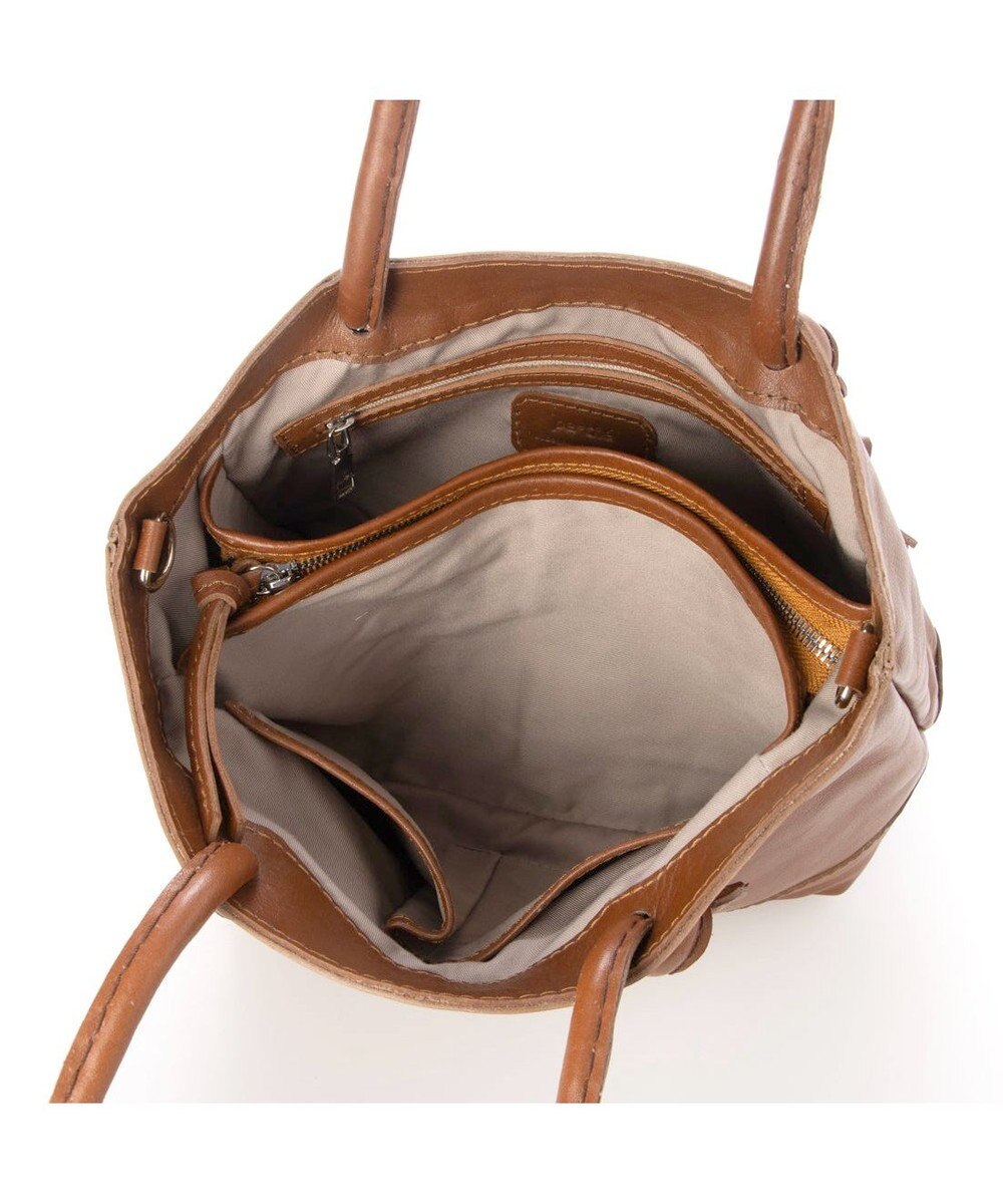 UNBILLION ペルケ perche / ソフトレザー3層2wayトート 