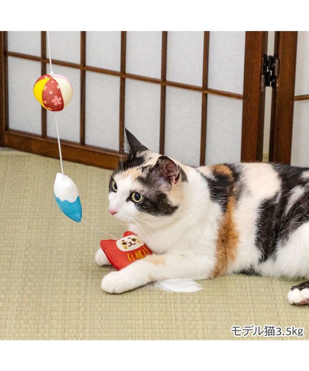 PET PARADISE ペットパラダイス キャット  和だるま 猫じゃらし 
