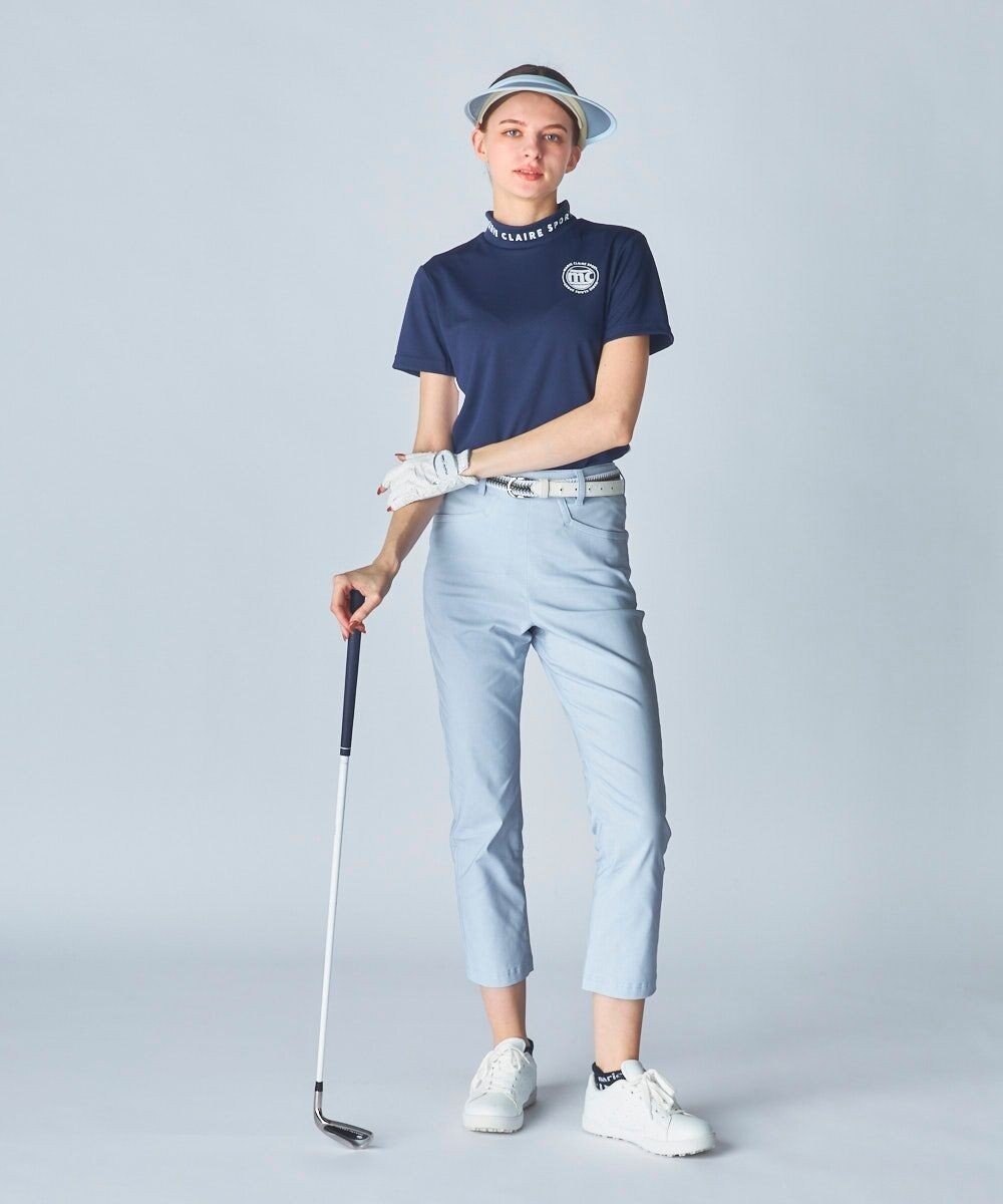 FILA GOLF／marie claire 【Marie claire sports】半袖モックネックシャツ 