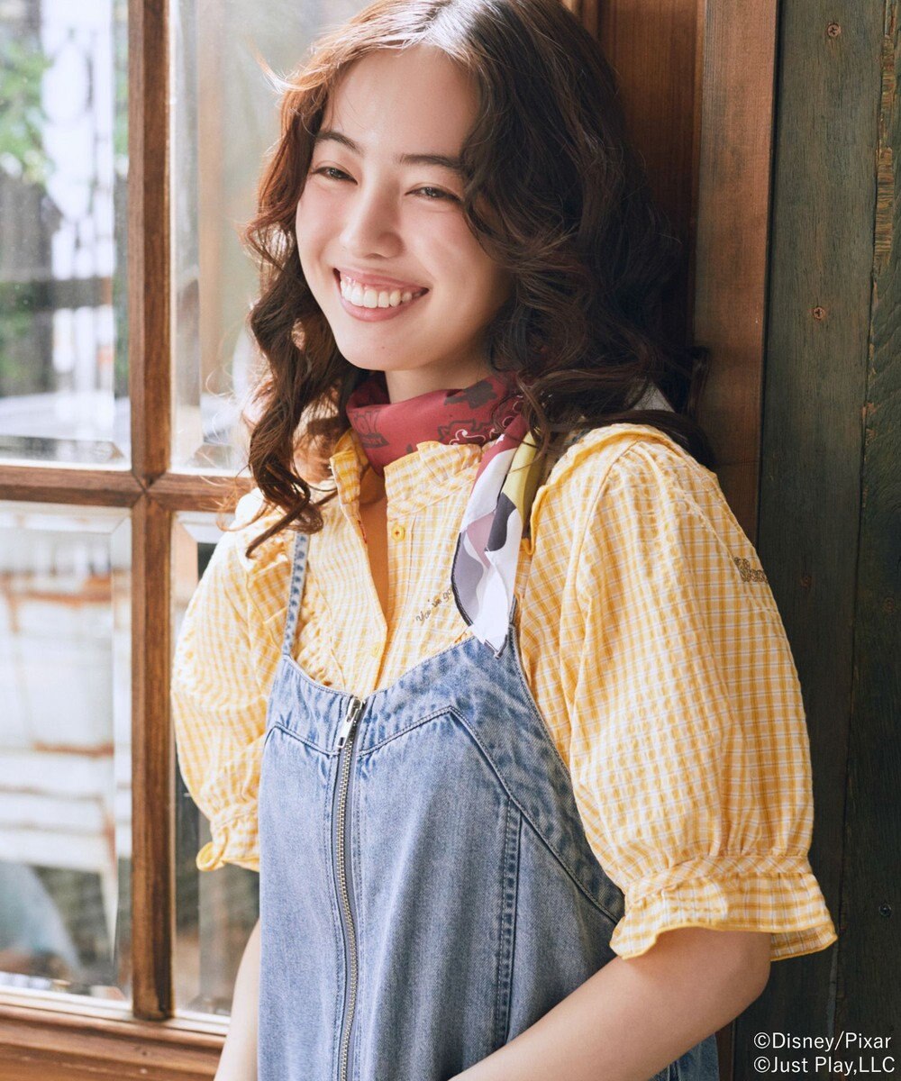 earth music&ecology 【予約】【WEB・一部店舗限定】ヴィンテージ風フリルブラウス/TOY STORY 