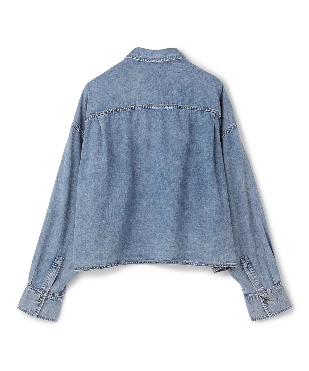 UNFILO 【UNFILO DENIM LIGHT】 クロップドシャツ 