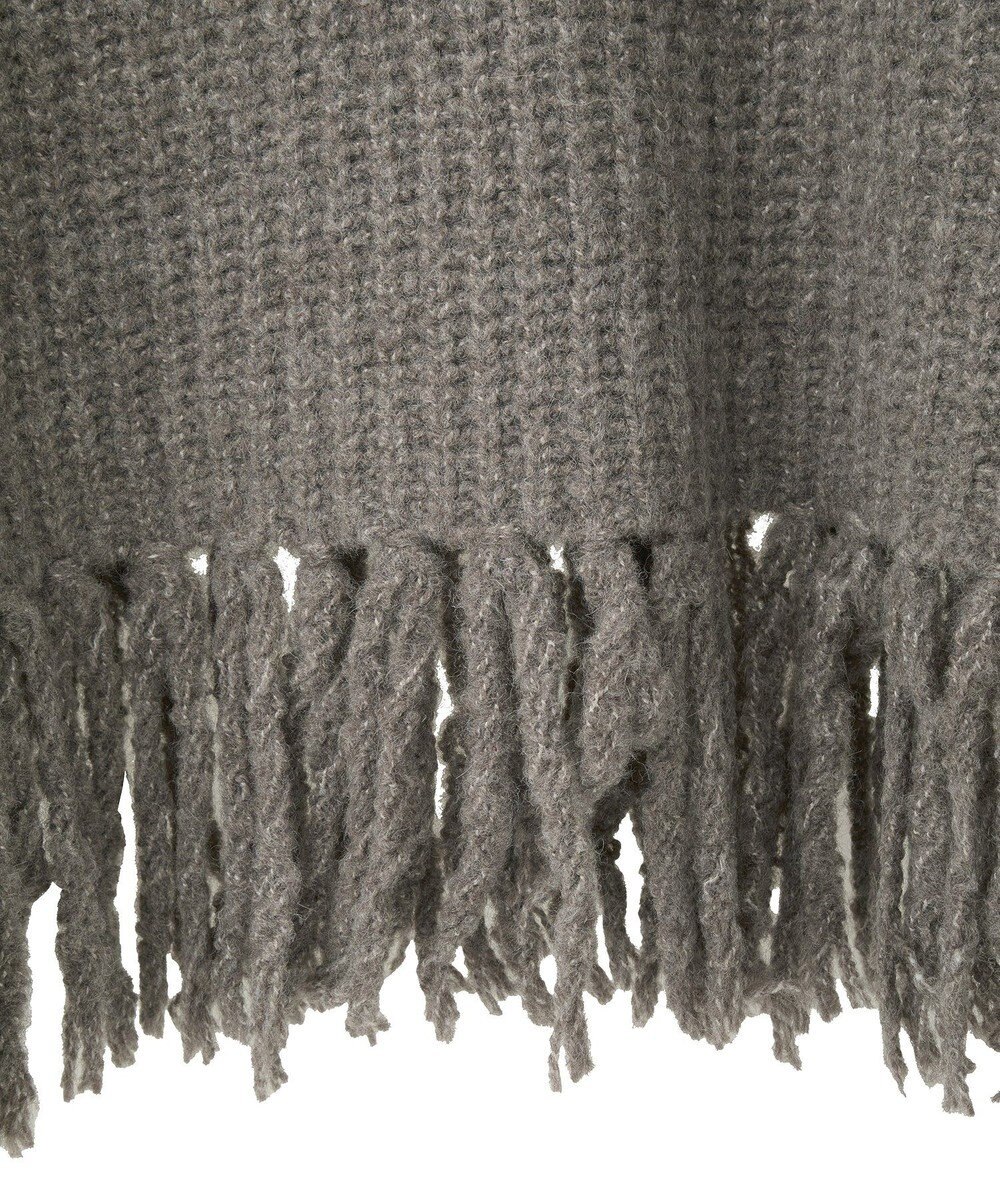 AMERICAN HOLIC 裾フリンジニットショートベスト 