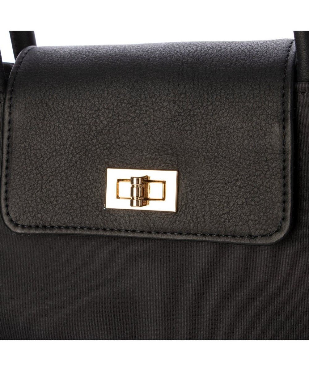 UNBILLION VERYコラボ　ペルケ perche / 牛革フラップナイロントートバッグ 