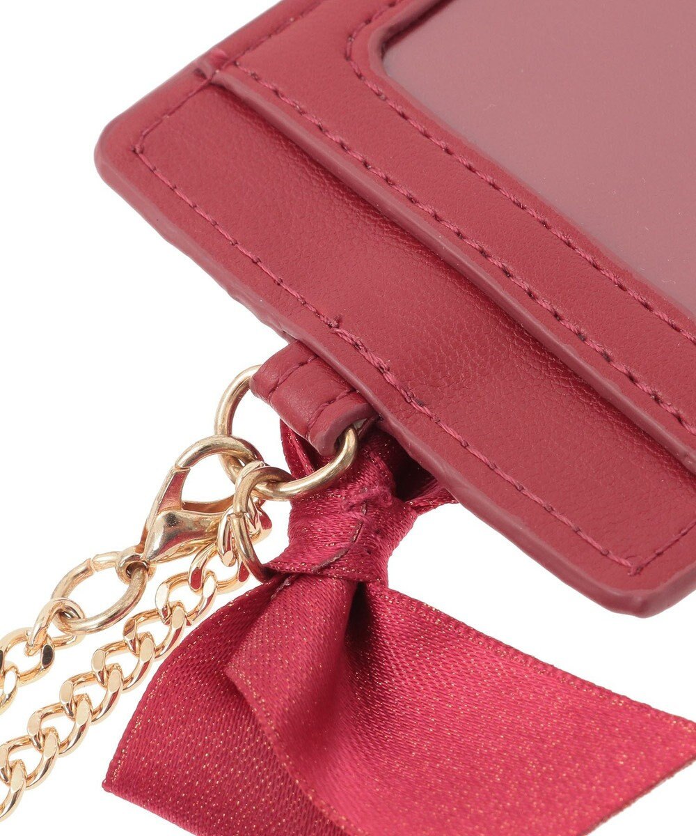 Maison de FLEUR リボンキルティングパスケース 