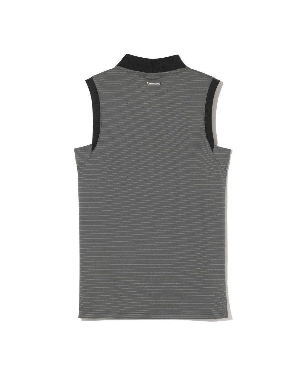 ZERO HALLIBURTON ノースリーブボーダーモックネック ZHG-W6S5b 85218 