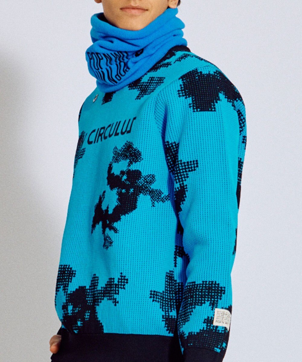 PW CIRCULUS 【MEN】Spark dot camouflage 軽量ニット ゴルフ 