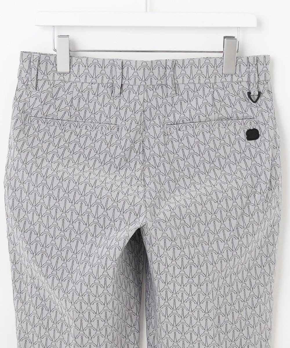 23区GOLF 【MEN】【ストレッチ】エッフェル塔柄 ジャガードパンツ 