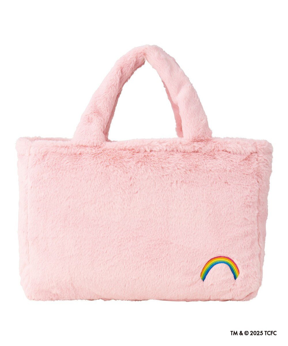 MOONBAT Care Bears(ケアベア) フェイクファーバッグ A4サイズ 手洗い可能 