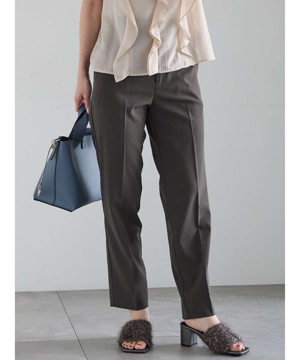 Te chichi メタル釦楊柳テーパードパンツ 