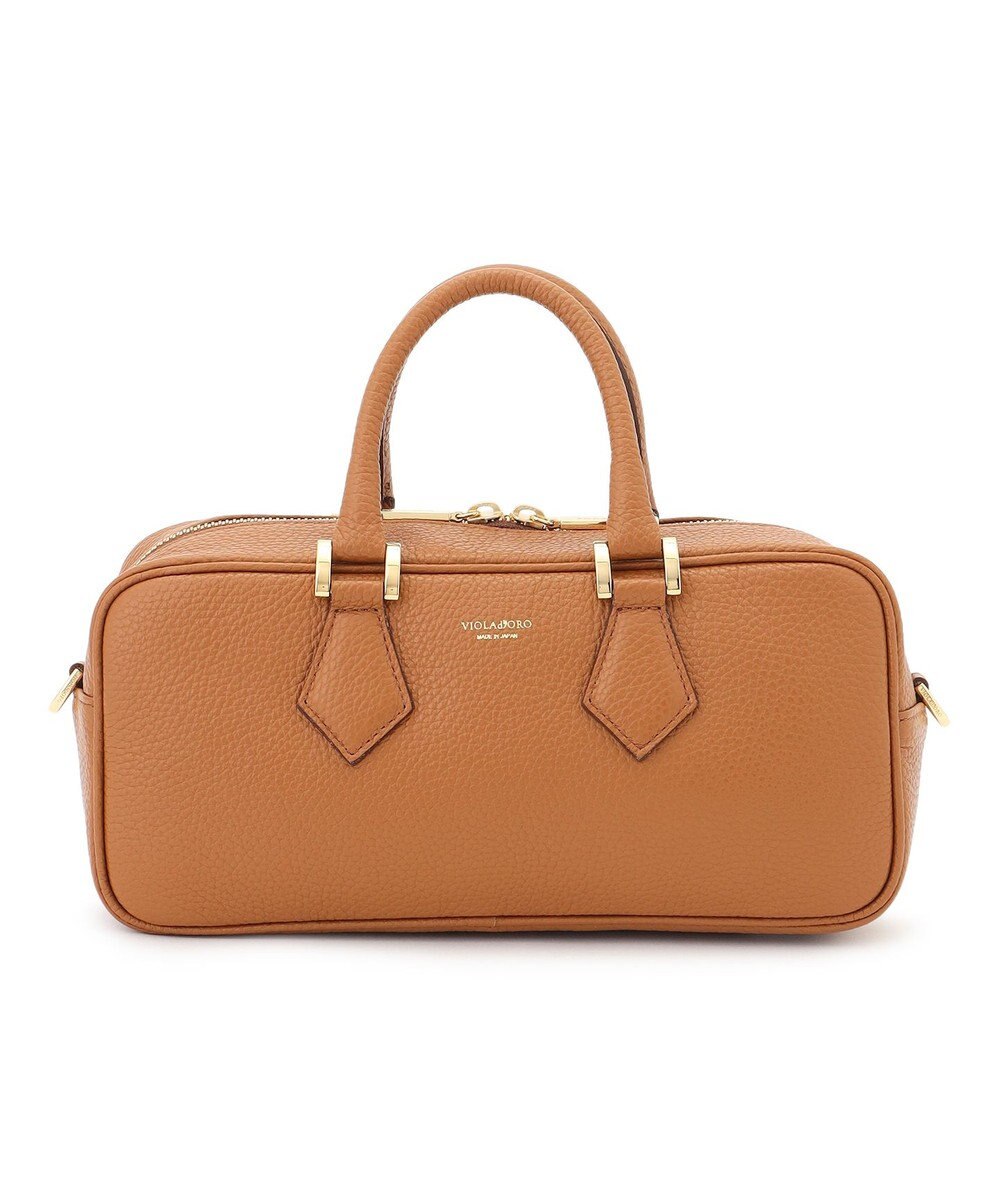 23区 【先行予約】VIOLAd'ORO シュリンクレザー 2WAY スクエア ボストンバッグ 
