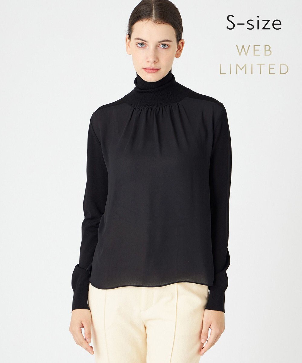 BEIGE， 【WEB限定・S-size】KINABALU / ジョーゼットニット 