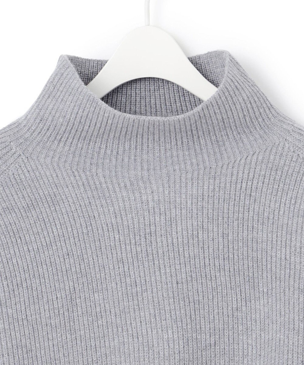 ICB 【洗える】ウールポリエステルニットケープ 