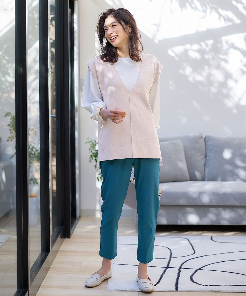 ANY 【洗濯機可】Ｖネックニットベスト 