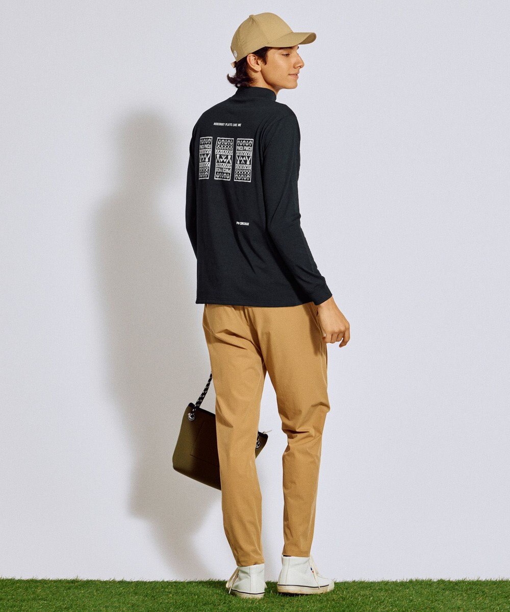 PW CIRCULUS 【吸水速乾 / UV遮蔽率99.5% UVカット / ストレッチ】【MEN】DELFT ロングスリーブモックT ゴルフ 