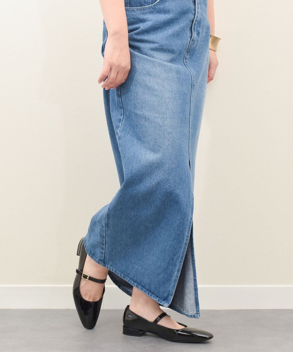 INTER-CHAUSSURES 【FABIO RUSCONI】スクエアトウワンストラップパンプス 