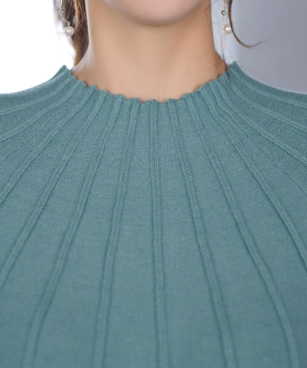 Tiaclasse L 求心片畦ニットチュニック 