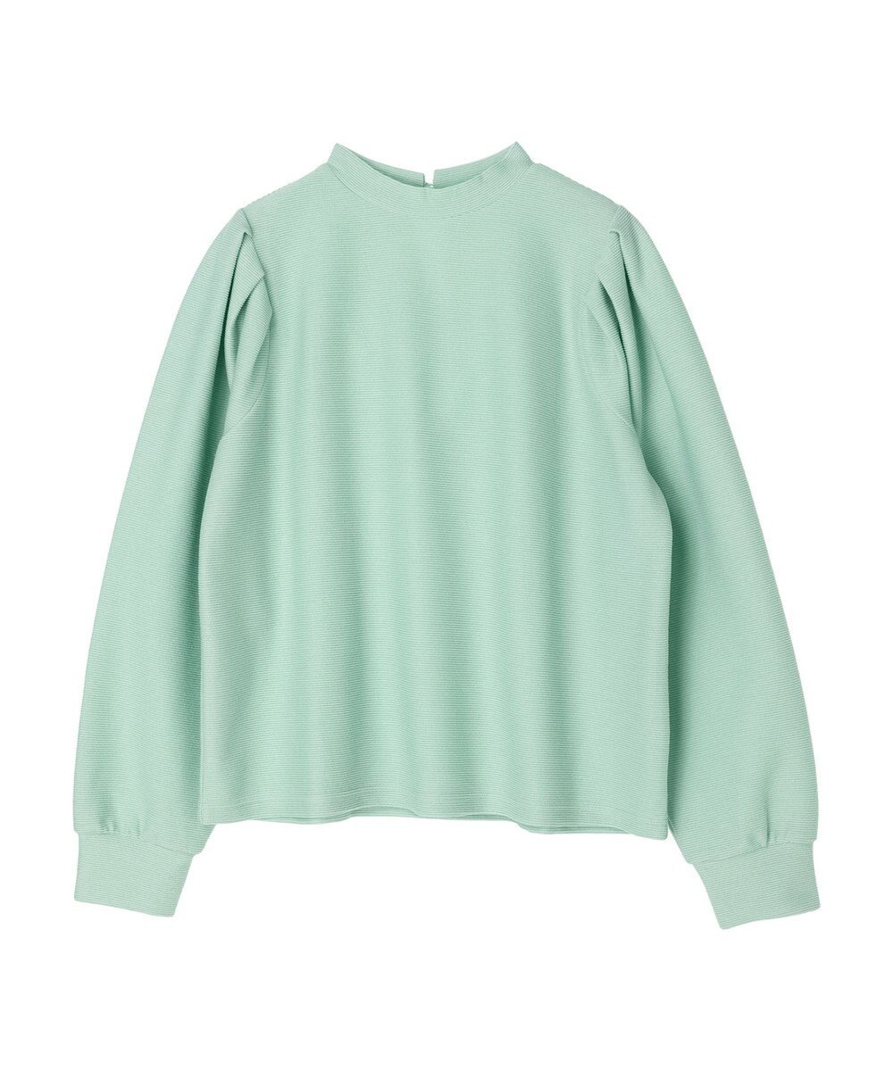 Green Parks リップル袖タックボリュームプルオーバー 