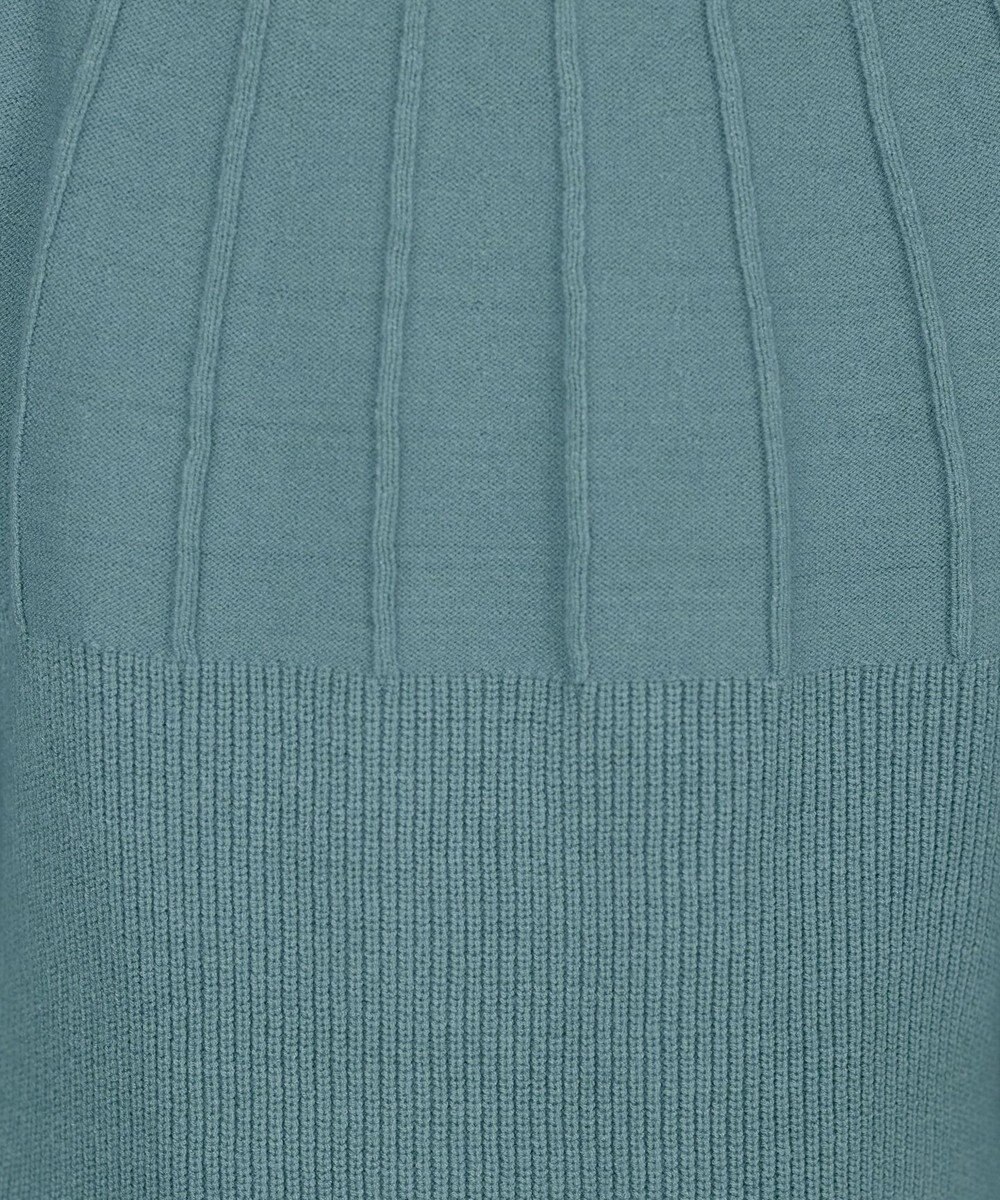 Tiaclasse L 求心片畦ニットチュニック 