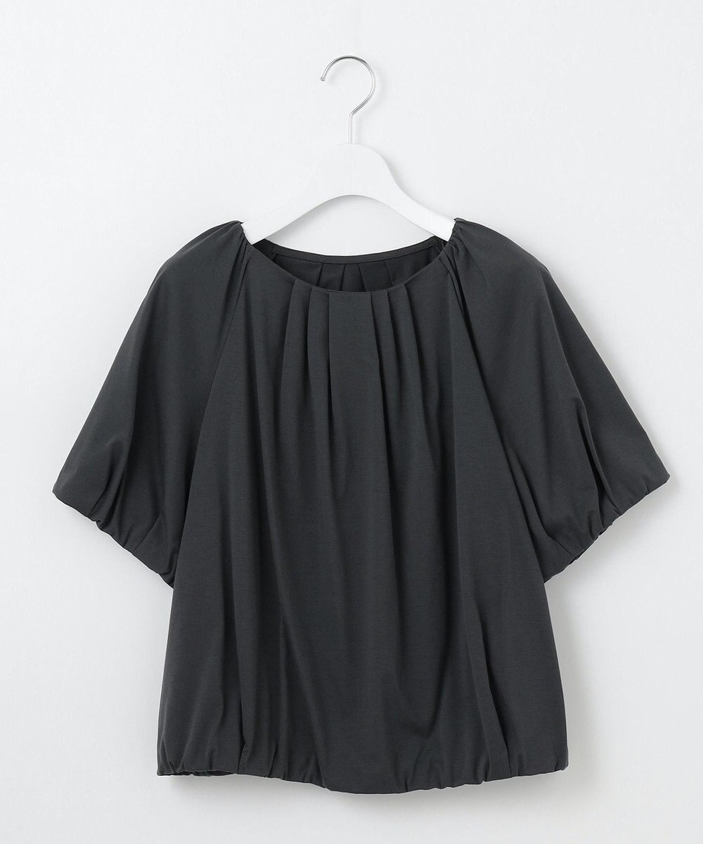 J.PRESS LADIES 【WEB限定・洗える・接触冷感】バルーンジャージー カットソー 