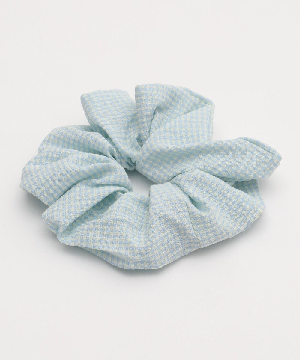 WEGO Lギンガムチェックシュシュ 