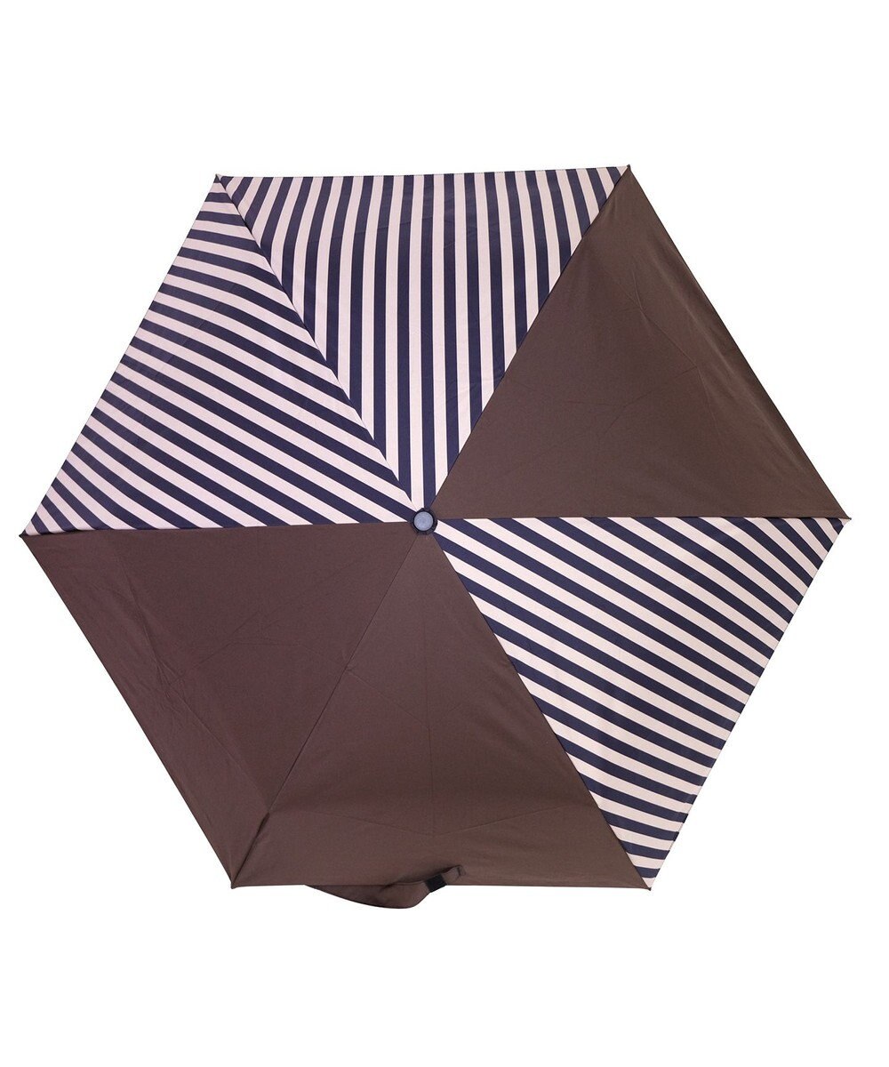 +RING 【簡単/便利】UNISEX 自動開閉式 折傘58cm BRN-STP T1239 