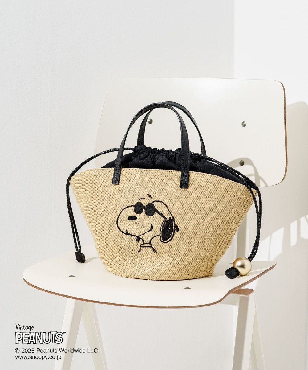 russet 【2025SS】《PEANUTS×russetコラボ第二弾》カゴトートバッグ小(CE-1515) 