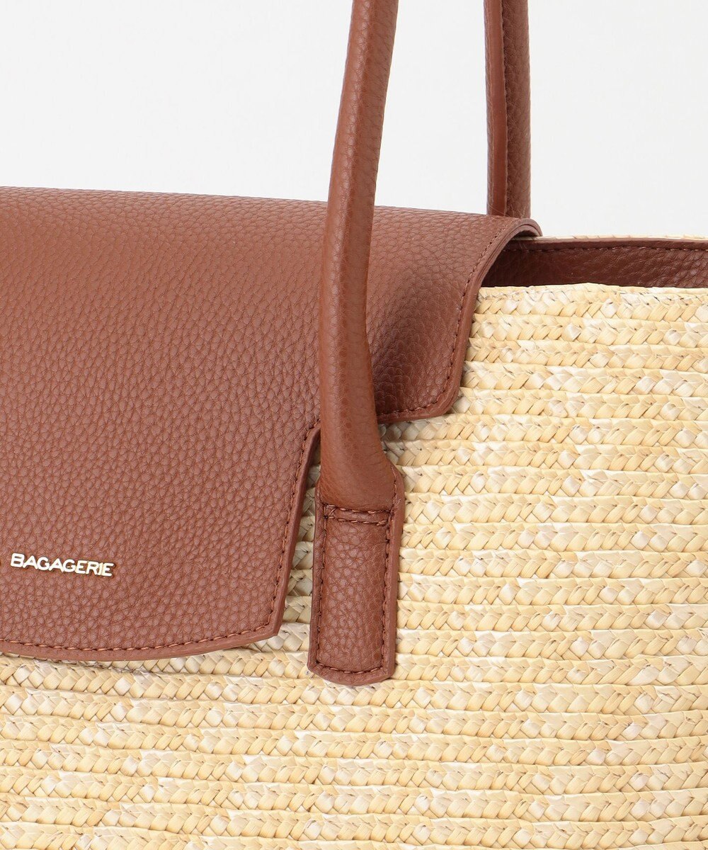 LA BAGAGERIE フラップかごトートバッグ 