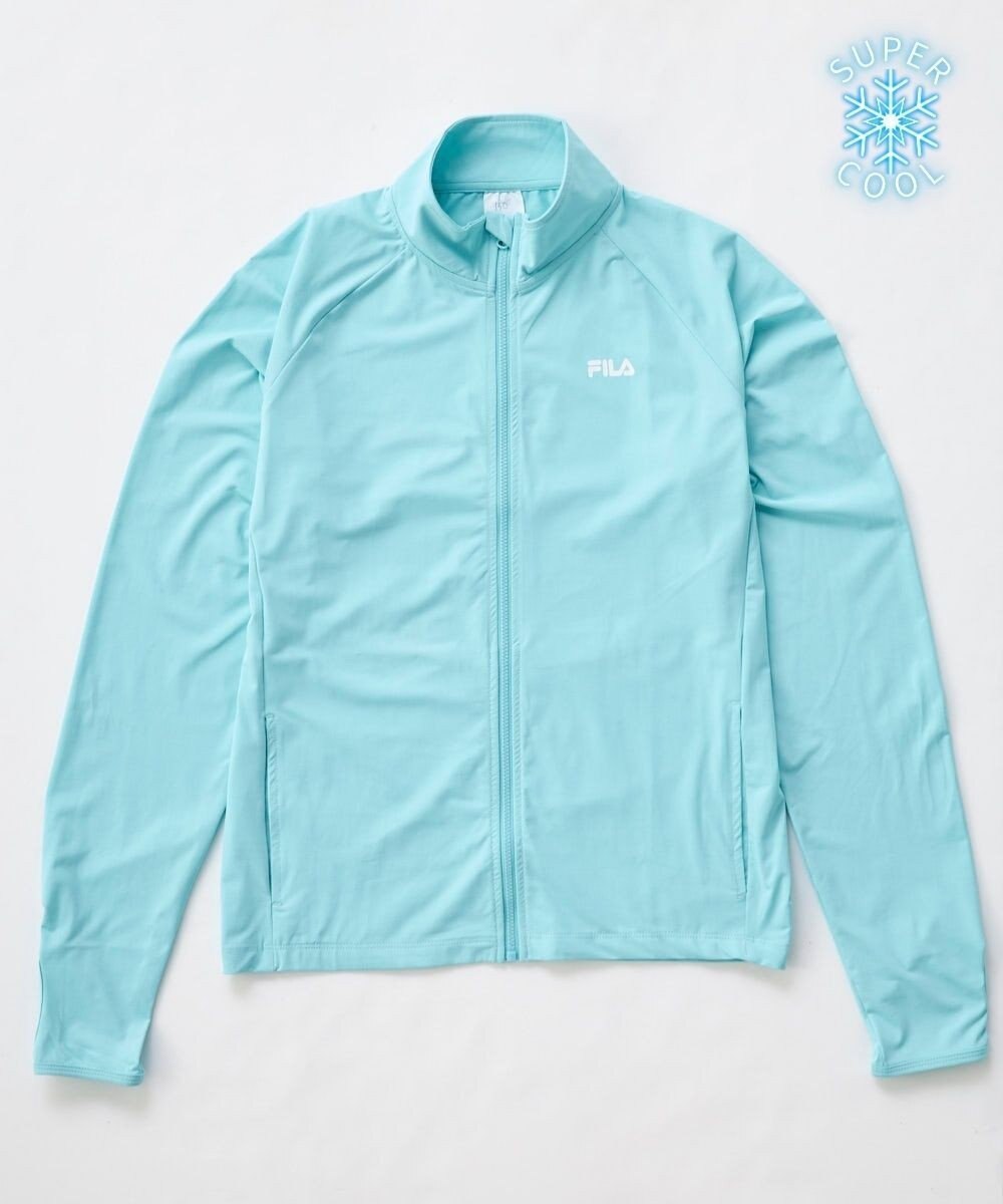 OP／FILA 【FILA】接触冷感SNC｜長袖フルジップラッシュガード 