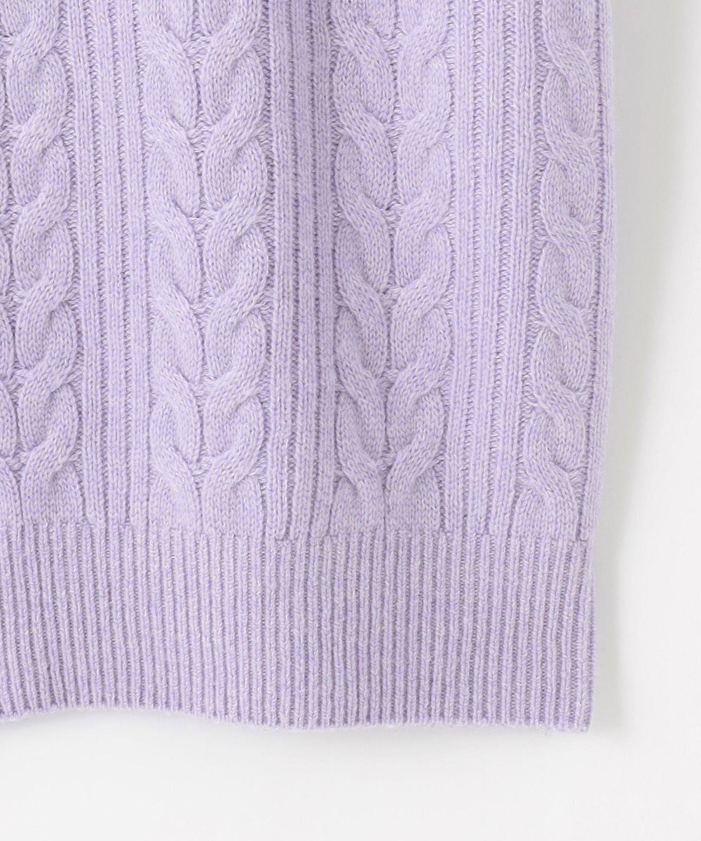 JOSEPH ABBOUD 【キングサイズ・暖か/軽量】カシミヤブレンド ハーフジップ ニット 