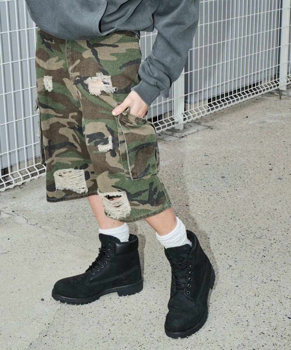 WEGO スーパーバギーカモフラカーゴショーツ 