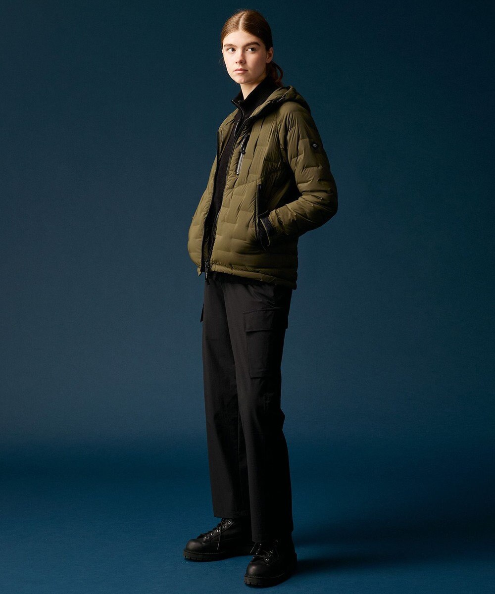 JOSEPH ABBOUD MOUNTAIN 【2wayストレッチ/軽量/ECO撥水】ナイロンリップ2wayストレッチ トレッキングカーゴパンツ 