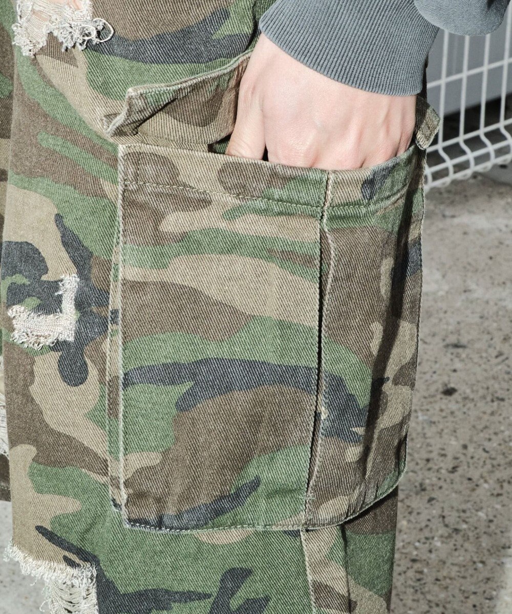 WEGO スーパーバギーカモフラカーゴショーツ 