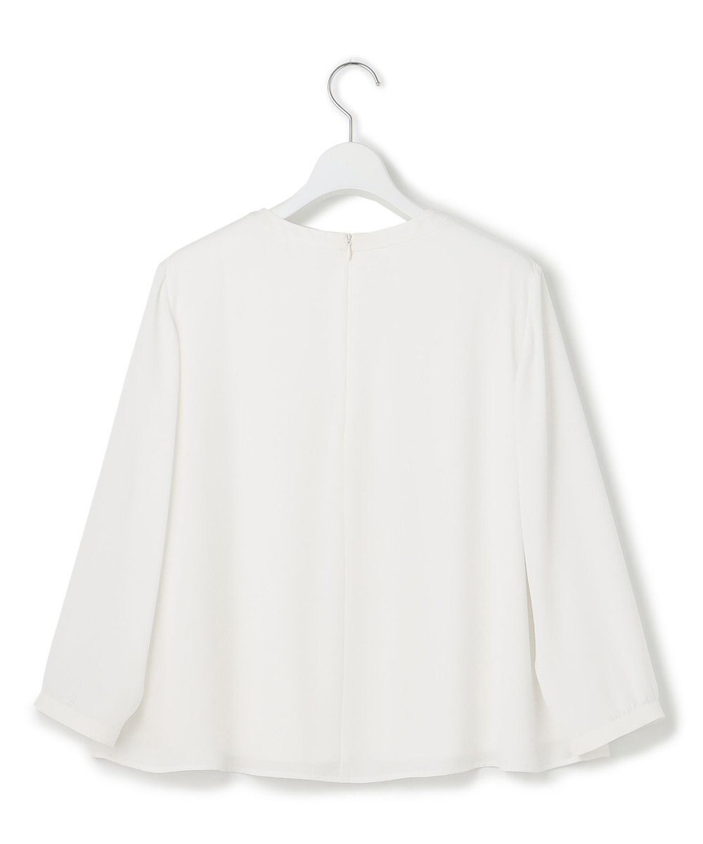 23区 【洗える】シルキーデシン タックデザイン カットソー 