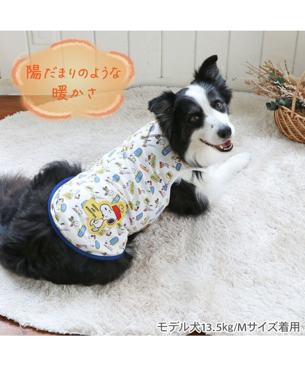 PET PARADISE スヌーピー ペティヒート天竺 タンクトップ 《えさ皿柄》 中型犬 大型犬 
