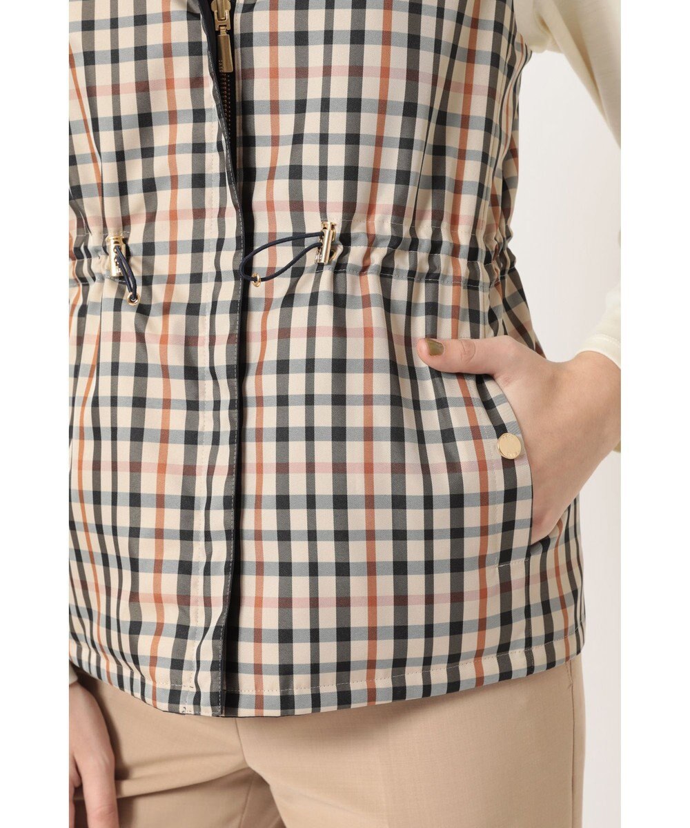 DAKS リバーシブル ハウスチェックベスト 