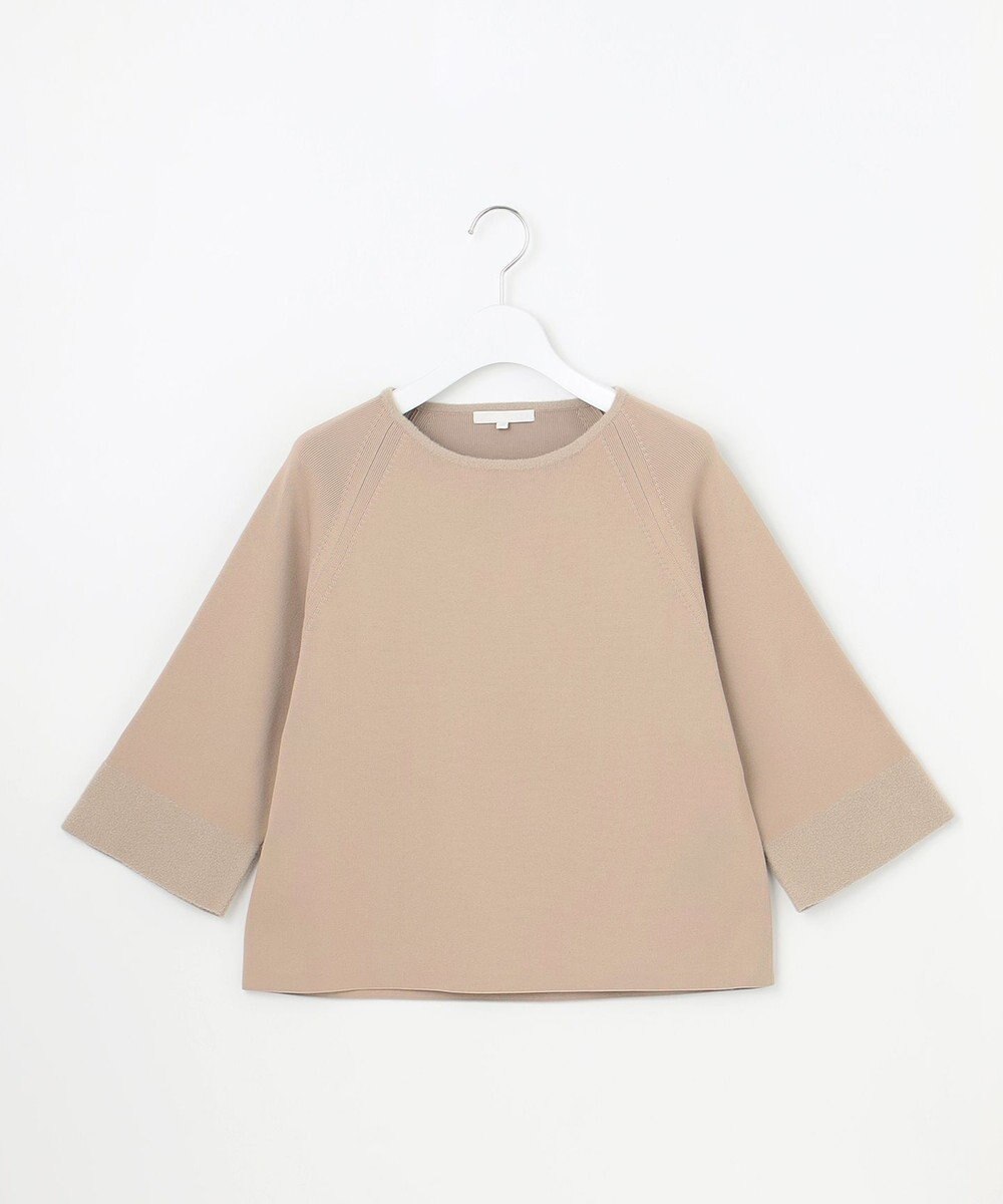 自由区 L モールブロッキング ニット 