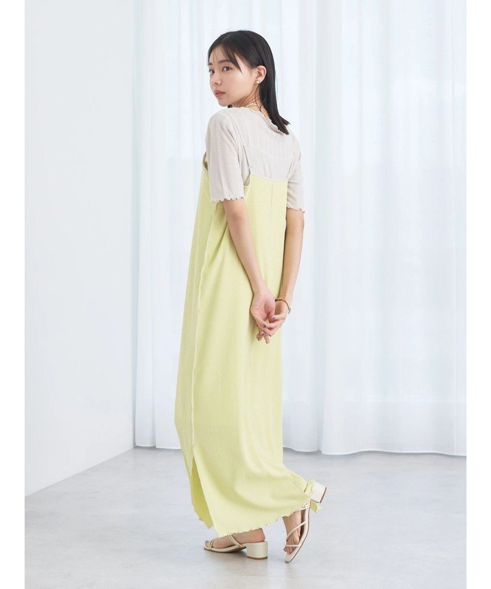 earth music&ecology ＳＥＴ２点配色キャミワンピース＋メローインナー 