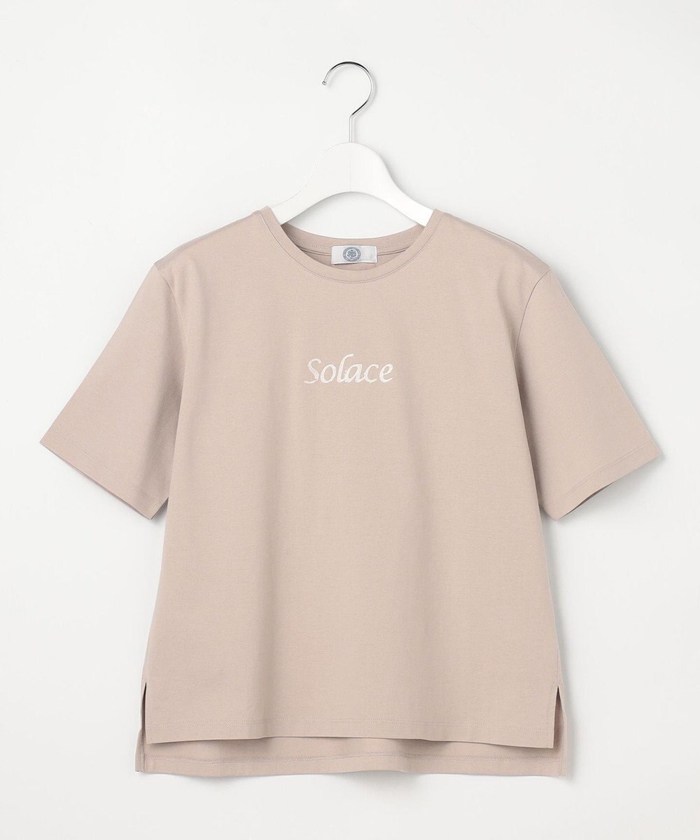 J.PRESS LADIES S 刺繍ロゴ Tシャツ 