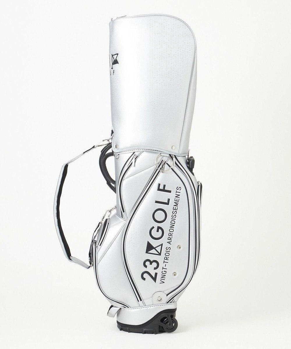 23区GOLF 【UNISEX】セルフスタンドバッグ内蔵キャディバッグ キャリー付き 練習や電車移動に◎ 