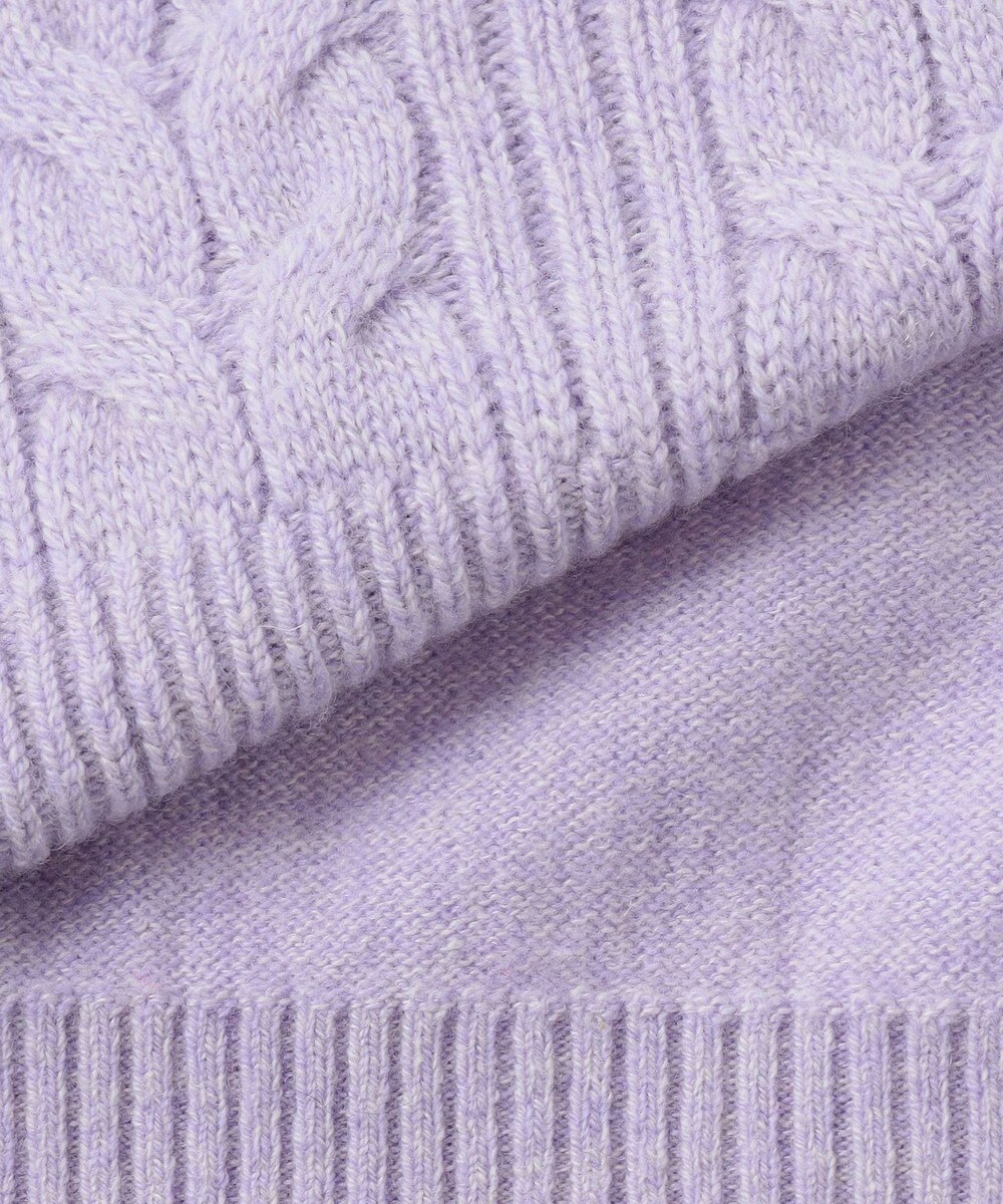 JOSEPH ABBOUD 【キングサイズ・暖か/軽量】カシミヤブレンド ハーフジップ ニット 