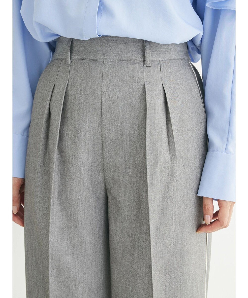 Green Parks パイピングサイドラインワイドパンツ 