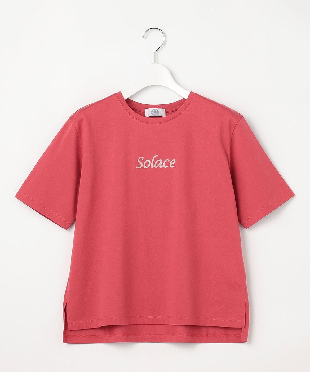 J.PRESS LADIES S 刺繍ロゴ Tシャツ 