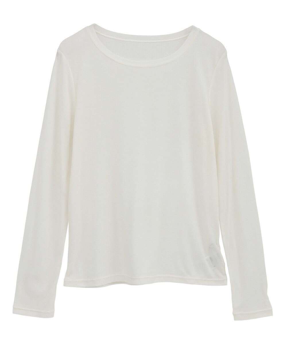 earth music&ecology クルーネックシアーテレコプルオーバー 